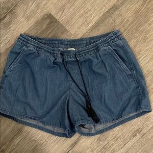 Old Navy Blue Athletic Shorts with Elastic Waistband